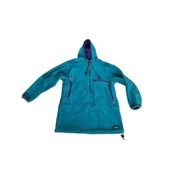 Jackets & Blazers - L.L. bean vtg polartec fleece hooded size medium windbloc series